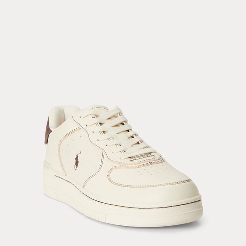 Baskets Masters Court en cuir - Polo Ralph Lauren - Modalova