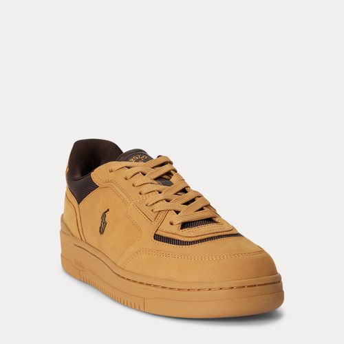 Baskets Open Masters à pans en nubuck - Polo Ralph Lauren - Modalova