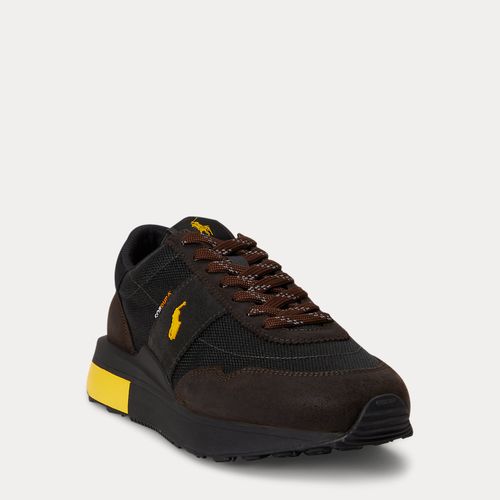 Baskets Train 89 à pans en daim - Polo Ralph Lauren - Modalova