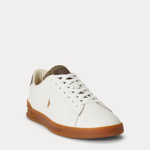 Baskets Heritage Court II cuir et tweed - Polo Ralph Lauren - Modalova
