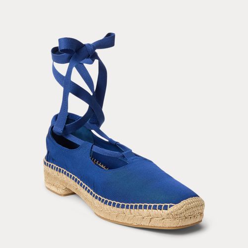 Espadrilles à lacets en gros-grain - Polo Ralph Lauren - Modalova