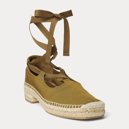 Espadrilles à lacets en gros-grain - Polo Ralph Lauren - Modalova