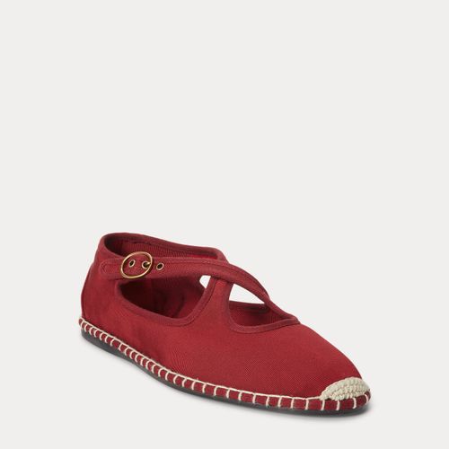 Espadrilles Mary Jane en gros-grain - Polo Ralph Lauren - Modalova