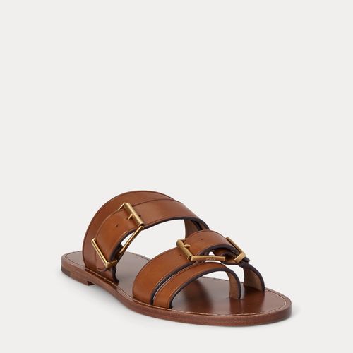 Sandale en cuir à brides et boucle - Polo Ralph Lauren - Modalova