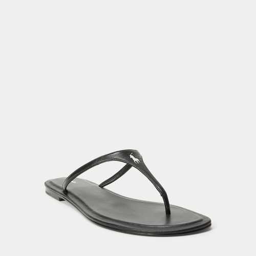 Tongs Polo Play en cuir - Polo Ralph Lauren - Modalova