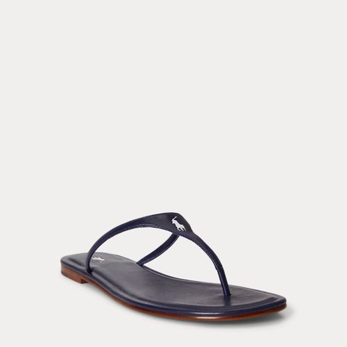 Tongs Polo Play en cuir - Polo Ralph Lauren - Modalova