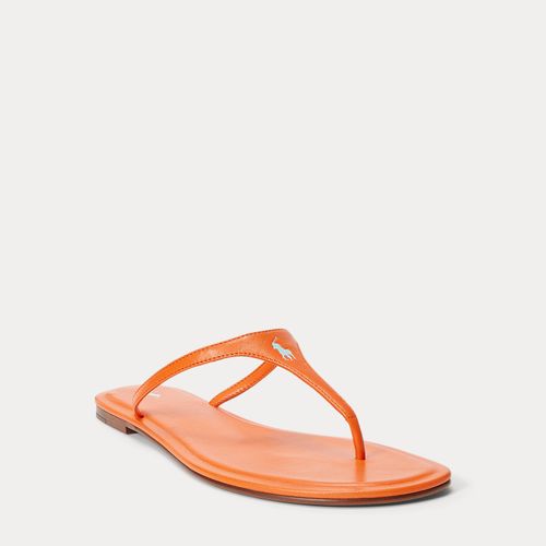 Tongs Polo Play en cuir - Polo Ralph Lauren - Modalova