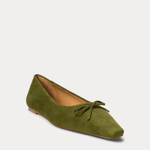 Ballerine en daim à bout pointu - Polo Ralph Lauren - Modalova