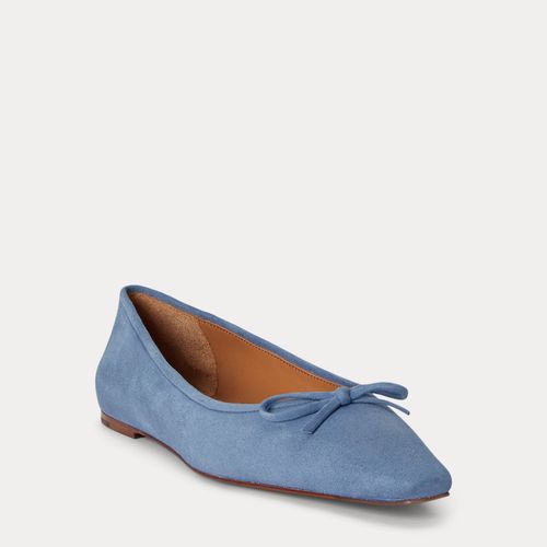 Ballerine en daim à bout pointu - Polo Ralph Lauren - Modalova