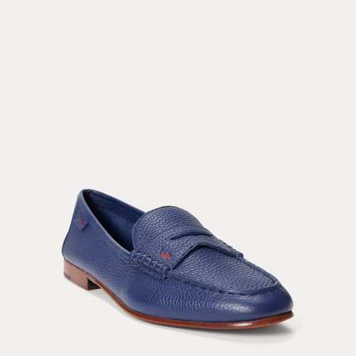 Mocassins penny loafer en cuir grainé - Polo Ralph Lauren - Modalova