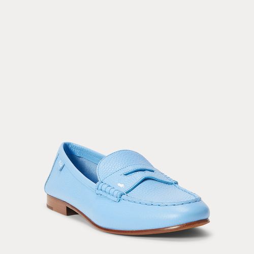Mocassins penny loafer en cuir grainé - Polo Ralph Lauren - Modalova