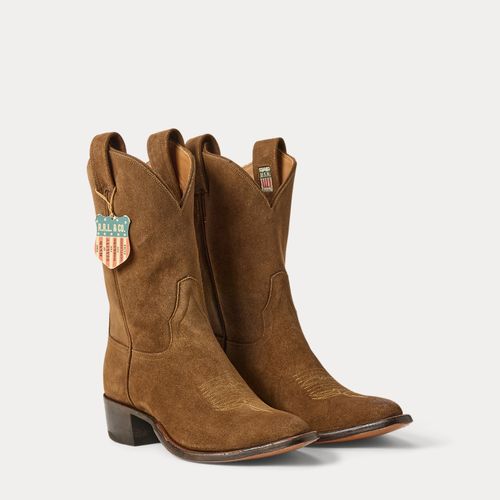 Bottes Plainview en daim brut - RRL - Modalova