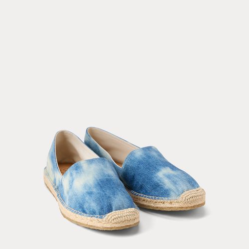 Espadrilles en denim indigo - RRL - Modalova