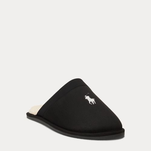Chaussons mules Klarence en microdaim - Polo Ralph Lauren - Modalova