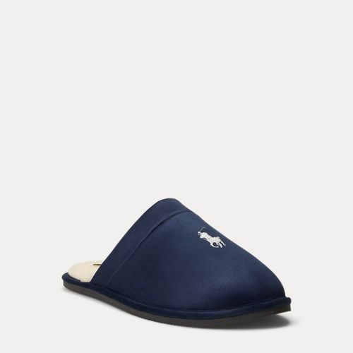 Chaussons mules Klarence en microdaim - Polo Ralph Lauren - Modalova