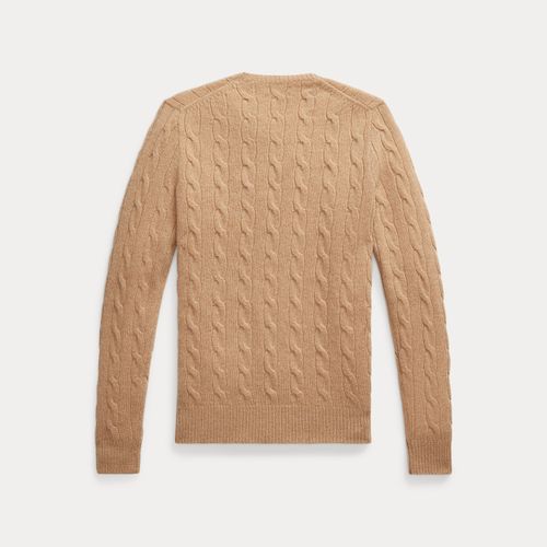 Pull col rond torsadé cachemire et laine - Polo Ralph Lauren - Modalova