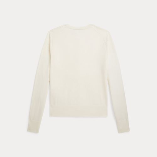 Cardigan col rond coton mélangé stretch - Polo Ralph Lauren - Modalova