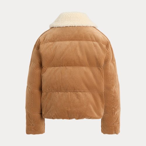 Doudoune en velours côtelé col molleton - Polo Ralph Lauren - Modalova