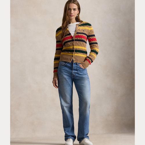 Cardigan rayé en coton torsadé - Polo Ralph Lauren - Modalova