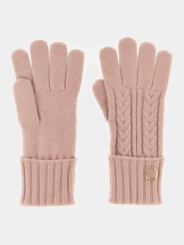 Gants En Maille Avec Logo - Guess - Modalova