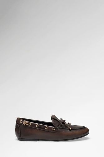 Mocassin En Cuir Véritable Aisha - Guess - Modalova