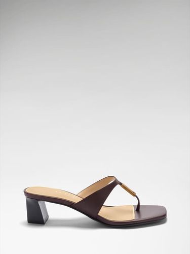 Sandales En Cuir Véritable Yaiza - Guess - Modalova