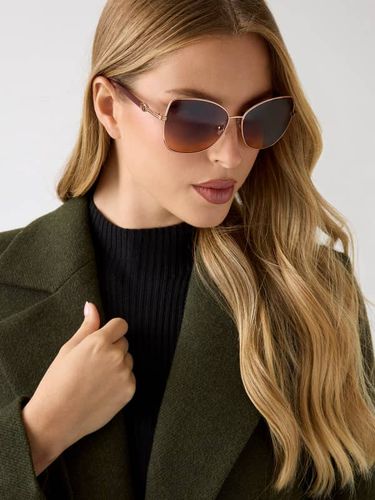 Lunettes De Soleil Papillon - Guess - Modalova