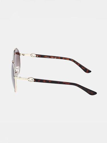 Lunettes De Soleil Rondes - Guess - Modalova
