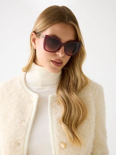 Lunettes De Soleil Carrées - Guess - Modalova