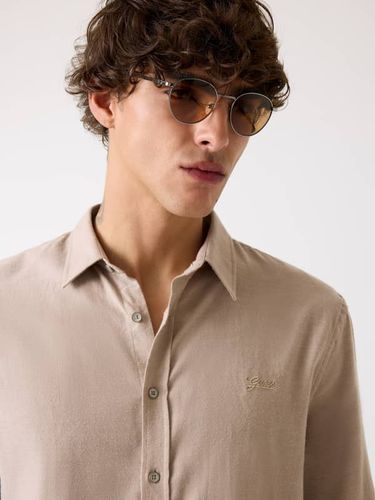 Lunettes De Soleil Rondes - Guess - Modalova