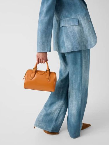 Sac À Main Nina En Cuir Véritable - Guess - Modalova