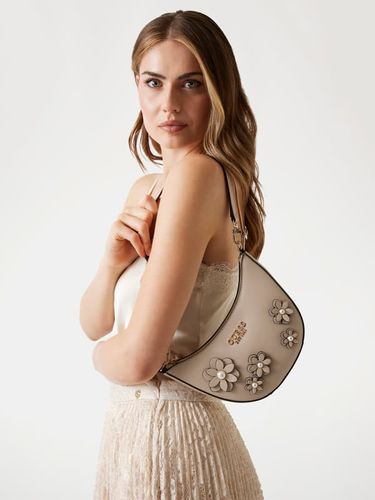 Mini Sac D'épaule Zaria Fleurs - Guess - Modalova