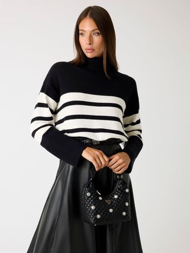 Mini Sac Hobo Everlee Fleurs Applications - Guess - Modalova