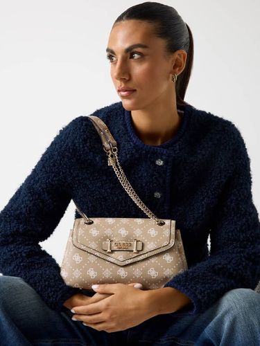 Sac D’Épaule Silia Logo 4G Pivoine - Guess - Modalova