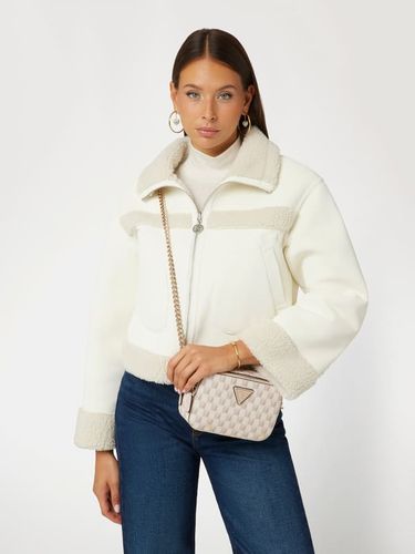 Mini Sac À Bandoulière G Wave Imprimé Géométrique - Guess - Modalova