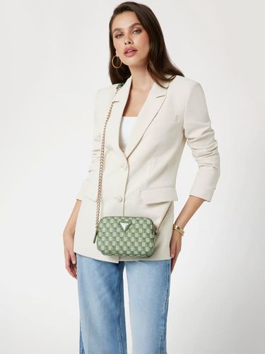 Mini Sac À Bandoulière G Wave Imprimé Géométrique - Guess - Modalova