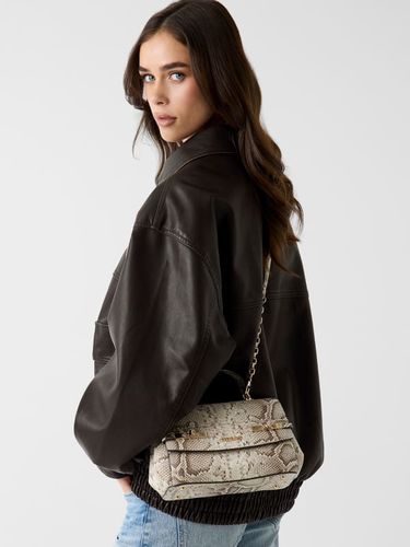 Sac À Main Imprimé Python Melinda - Guess - Modalova
