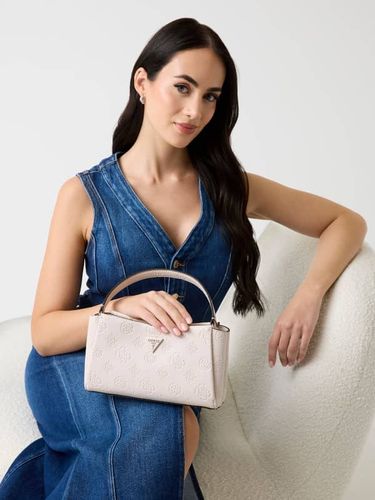 Mini Sac À Main Tisha Logo 4G Pivoine - Guess - Modalova