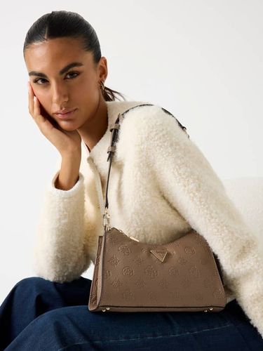 Sac D'épaule Cresidia Logo 4G Pivoine - Guess - Modalova