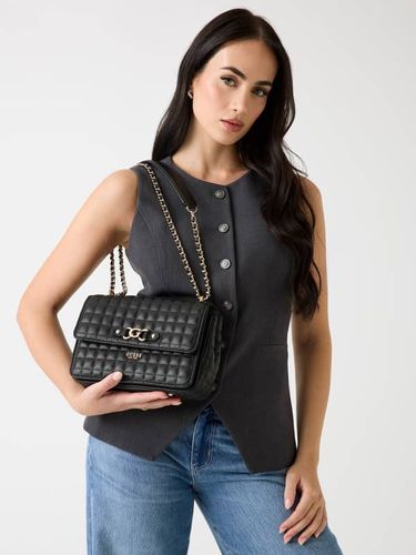 Mini Sac À Bandoulière Nadira Surpiqué - Guess - Modalova