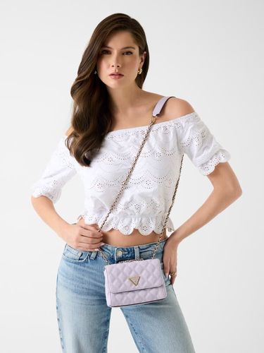Mini Sac Bandoulière Matelassé Giully - Guess - Modalova