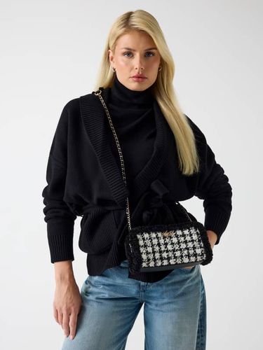 Mini Sac À Bandoulière Cristi Pied-De-Poule - Guess - Modalova