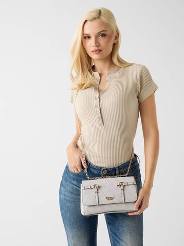 Sac Bandoulière Leona Logo - Guess - Modalova