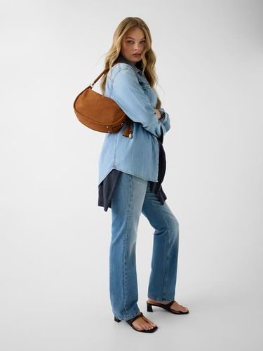 Sac À Bandoulière En Suédine Synthétique Danya - Guess - Modalova