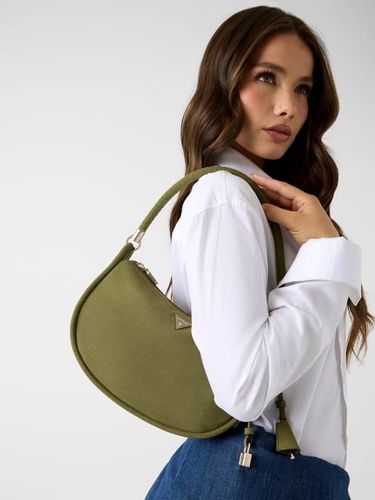 Sac À Bandoulière En Suédine Synthétique Danya - Guess - Modalova