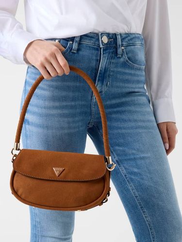 Sac D’Épaule En Daim Danya - Guess - Modalova