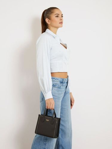 Mini Sac À Main Silvana Surpiqûres - Guess - Modalova