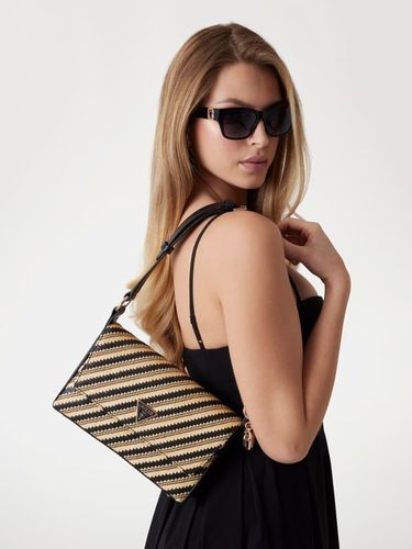 Mini Sac D'épaule Simona Raphia - Guess - Modalova