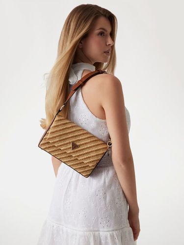 Mini Sac D'épaule Simona Raphia - Guess - Modalova