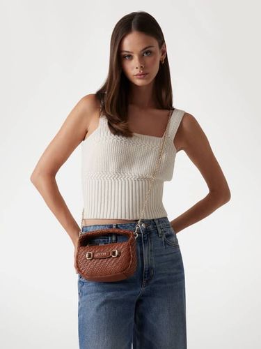 Mini Sac Hobo Francy Tressé - Guess - Modalova